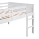 preview thumbnail 6 of 14, Wood Full Size Loft Bed with Hanging Clothes Racks and Underbed Storage