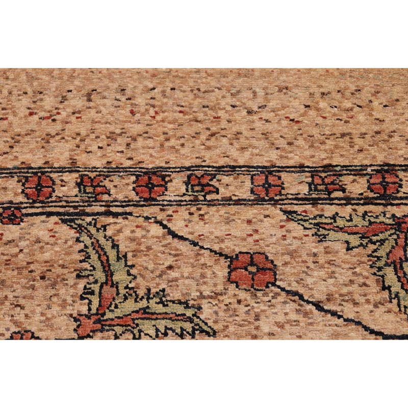 Rustic Ombre Zemeen Gabbeh Hand Knotted Wool Area Rug