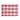 Franklin Coral Gingham Check Placemat, Set of 6, 13" x 19"