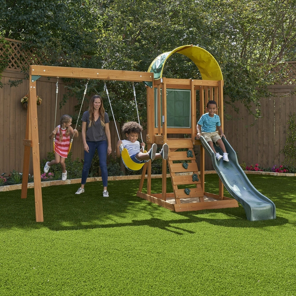 Buy Wood Swing Sets Online at Overstock | Our Best Outdoor ...