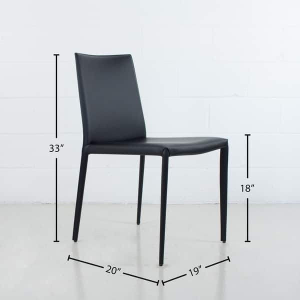 Prima Modern Leather Upholstered Dining Chair Bed Bath & Beyond 30721719