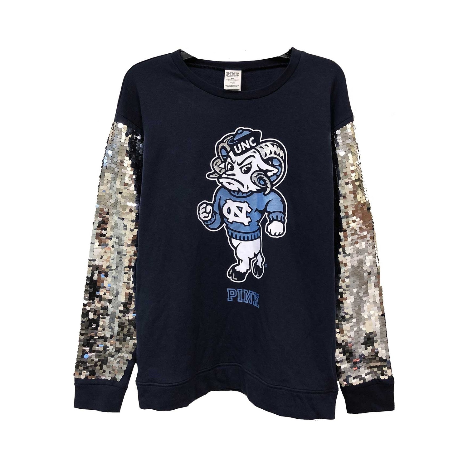 victoria's secret pink sequin sweater
