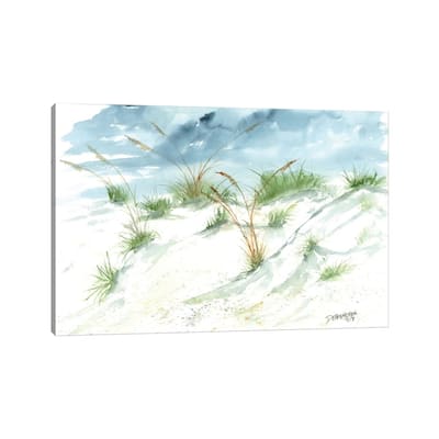 iCanvas "Sand Dunes Beach Painting" by Derek McCrea Canvas Print
