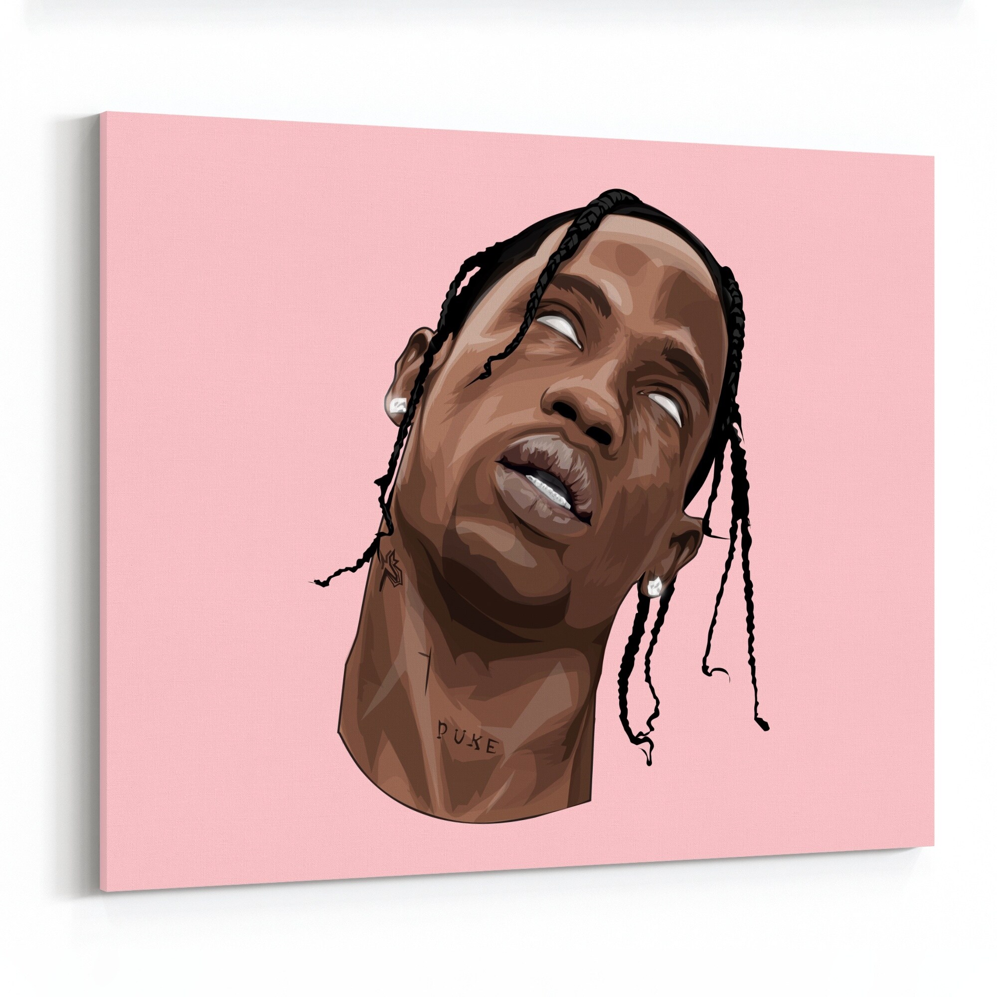 Shop Music Travis Scott Illustrations Canvas Wall Art Print Overstock 31658875