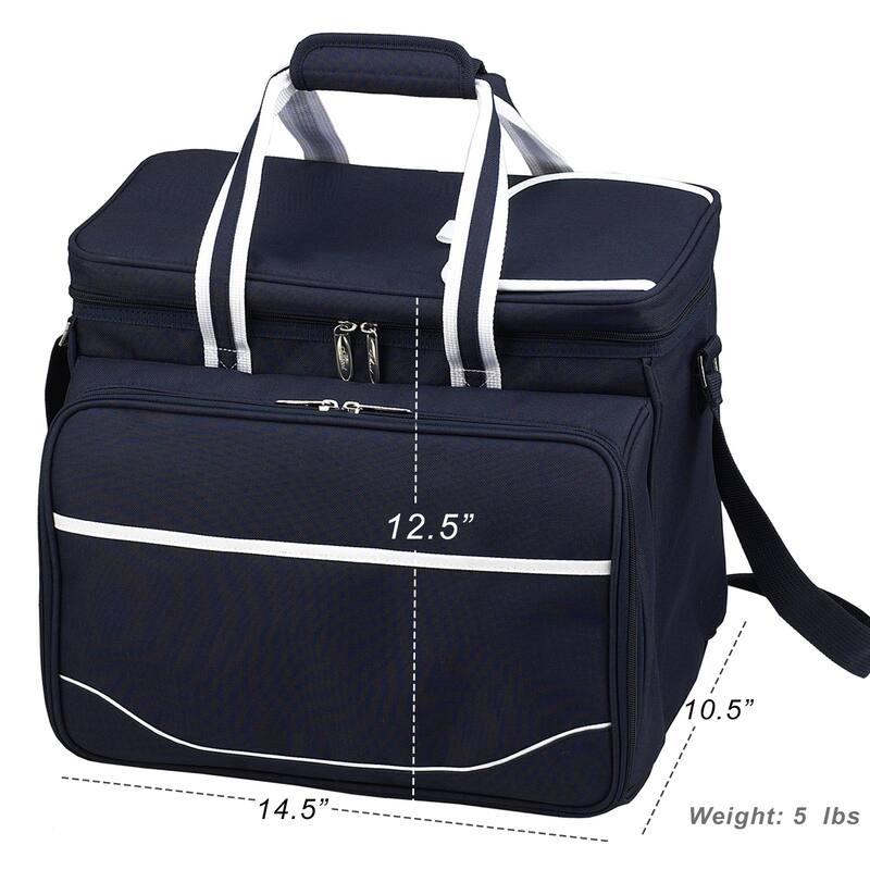 Picnic at Ascot Diamond Collection Picnic Cooler Bag for Four