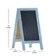 preview thumbnail 16 of 158, Wood A-Frame Magnetic Chalkboard Set-Markers, Stencils, and Magnets