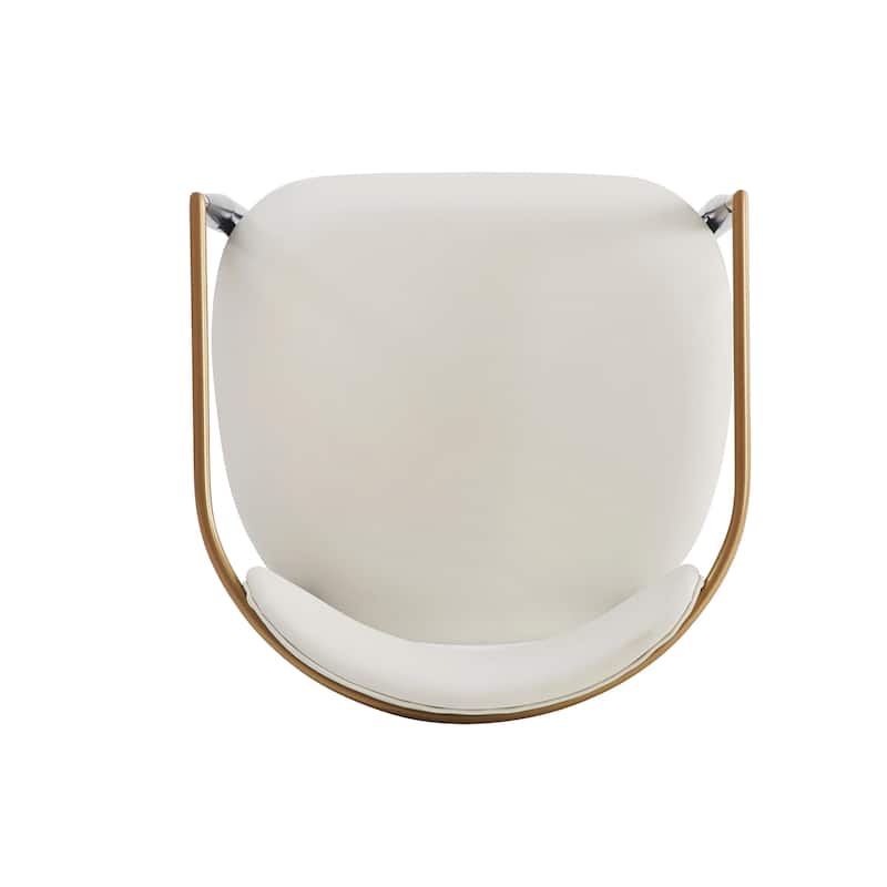 Upholstered Counter Stool Side Dining Chair Set of 2