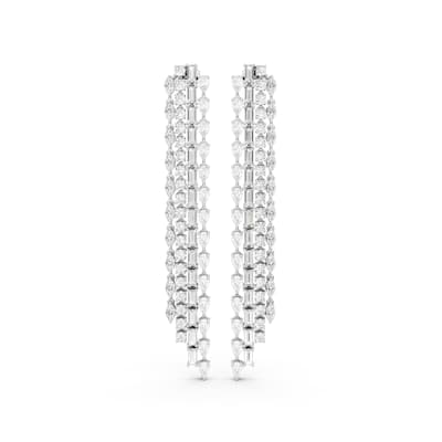 Auriya 14k Gold 5ctw Lab Grown Diamond Dangle Earrings (E-F VS)