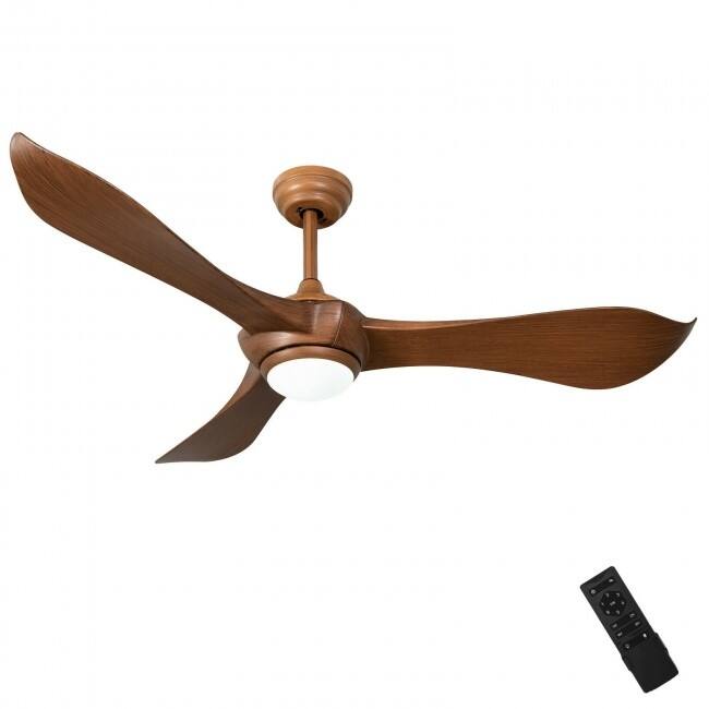 52 Inch Ceiling Fan with Light Reversible DC Motor - 52-inch