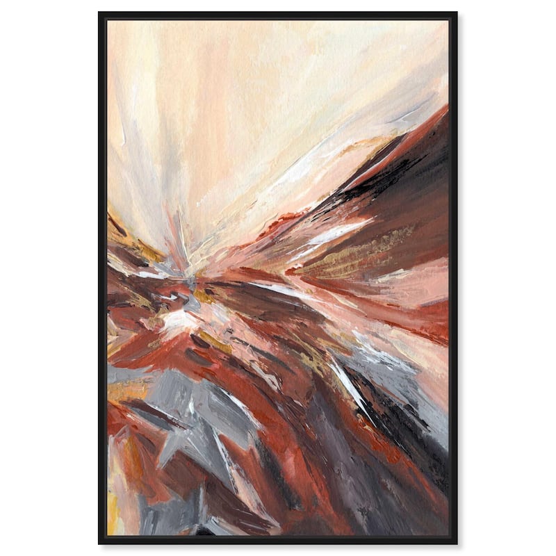 Terra Mystica II Canvas by Art Remedy - 30" x 45" - Black