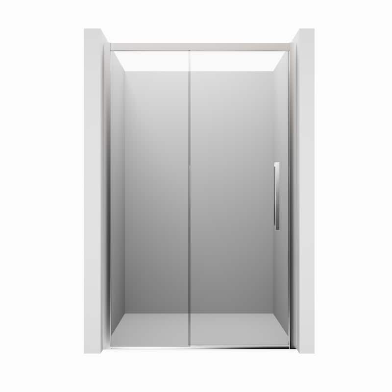 CASAINC 48 in. W x 76 in. H Sliding Framed Shower Door with SGCC Certification