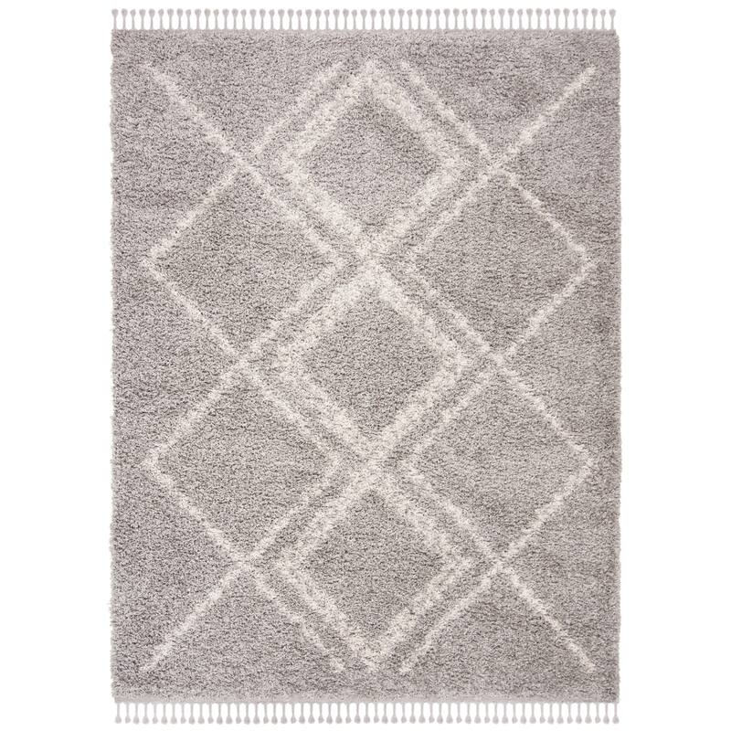 SAFAVIEH Pro Lux Shag Nazmije Moroccan Tassel 2.4-inch Thick