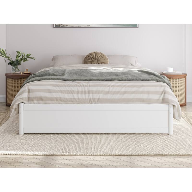 Barcelona Panel Platform Bed with Storage Drawers