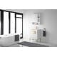 preview thumbnail 42 of 54, 24-inch Modern Bathroom Vanity Set w/ Vitreous China Sink Top