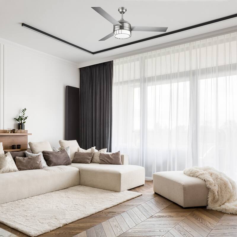 Design House Ajax 54" 3 Blade LED Ceiling Fan with Wall Control