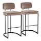 Option Brown Fabric/Black Finish