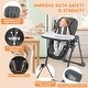 preview thumbnail 5 of 7, Gymax Baby High Chair w/ 7 Height & 3 Footrest Adjustable Cup holder 2