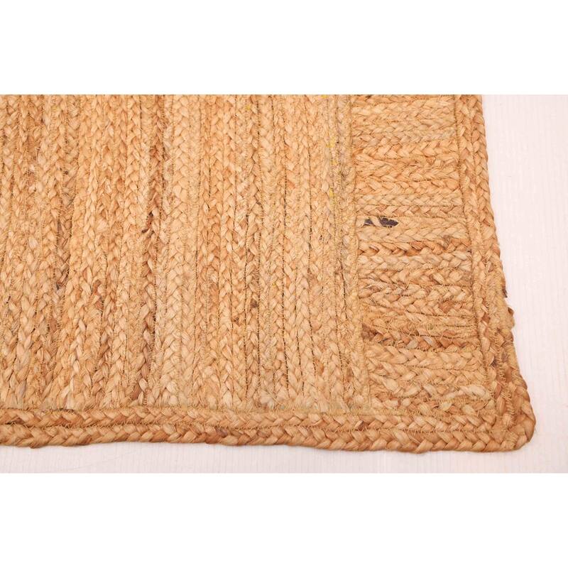 ECARPETGALLERY Flat-Weave Palas Denizli Tan Jute Rug - 5'3 x 7'10