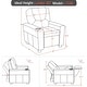preview thumbnail 13 of 42, Mcombo Kids Recliner Chair Armrest Sofa for Toddlers Faux Leather