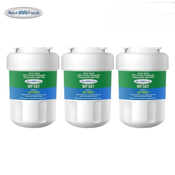 Shop Replacement Water Filter For Ge Gsh25jsxjss Refrigerator Water Filter By Aqua Fresh 3 Pack Green Overstock 22981039