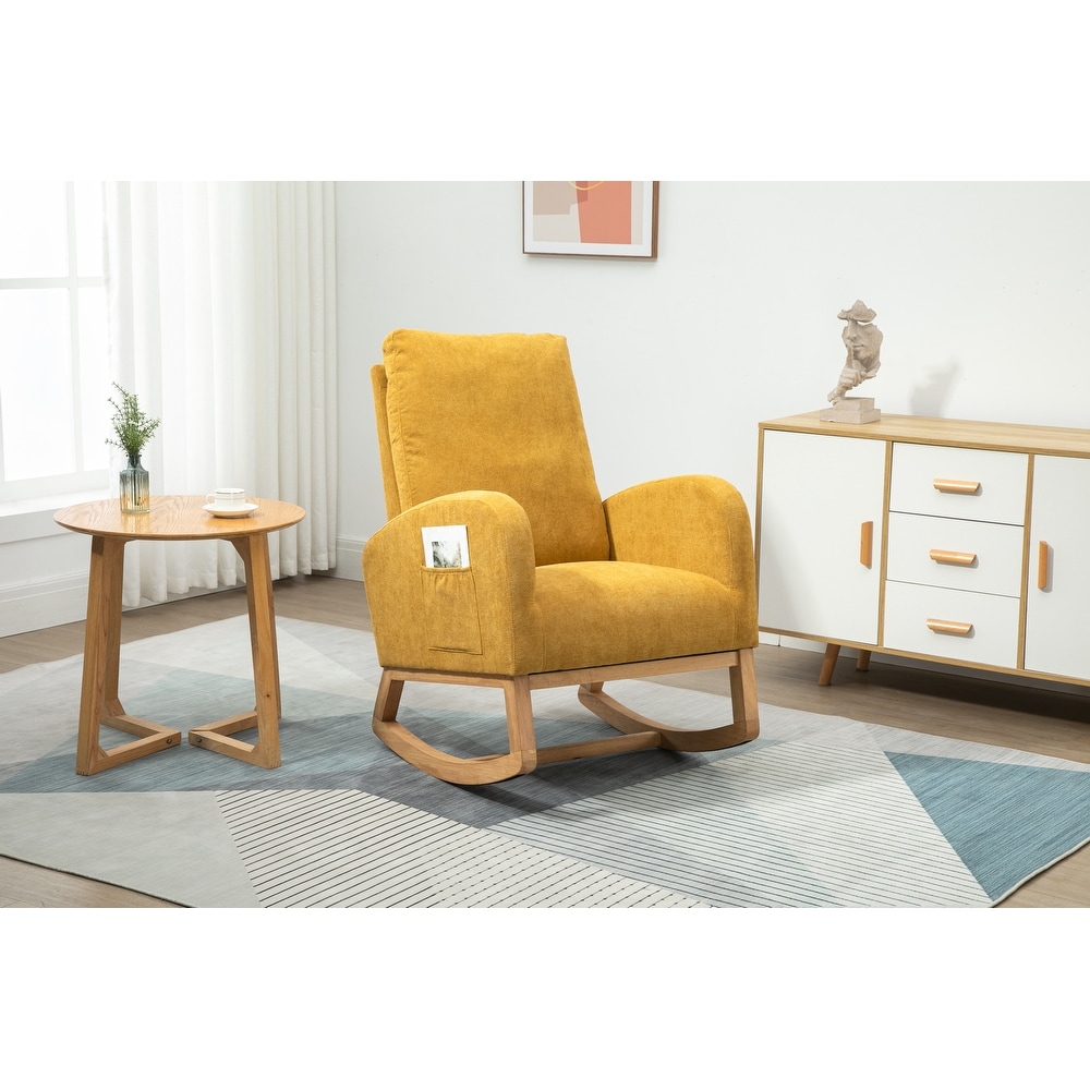 Yellow nursery chair cheap