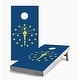 preview thumbnail 1 of 5, Indiana State Flag Cornhole Game (Choose Wraps or Boards) 2x4 Boards (24" x 48") - Include ALL Accessories