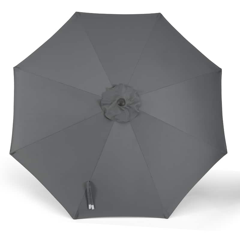 Holme 9-foot Steel Market Patio Umbrella with Tilt-and-Crank