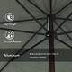 preview thumbnail 63 of 143, North Bend 9-foot Round Auto-tilt, Bronze Finish, Sunbrella Patio Umbrella by Havenside Home