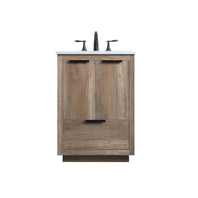 Elegant Lighting VF19424 Blake 24" Free Standing Single Basin Vanity