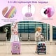 preview thumbnail 17 of 38, Costway 5 PCS Kids Luggage Set with Backpack Neck Pillow Luggage Tag - See Details