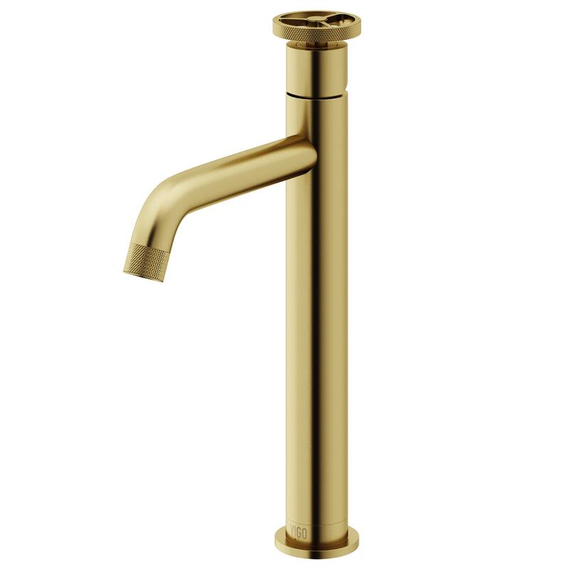 VIGO Cass 12" H Single Handle Single Hole Bathroom Vessel Faucet