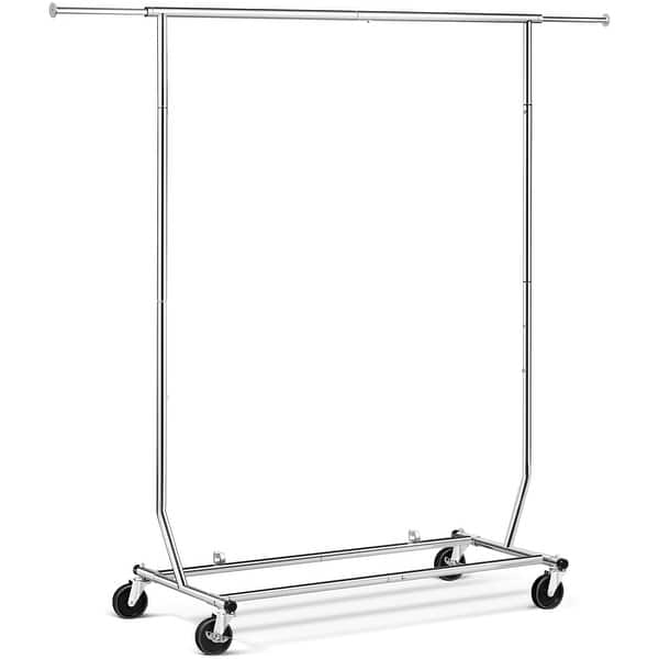 Yaheetech Clothing Garment Rack Commercial Premium Stainless Steel