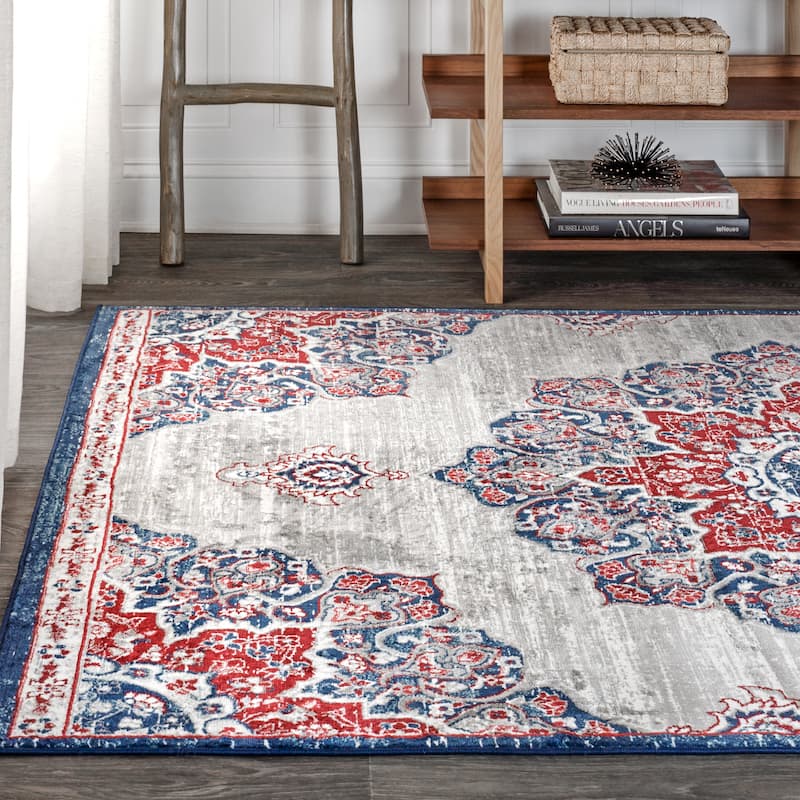 JONATHAN Y Traditional Persian Vintage Medallion Area Rug
