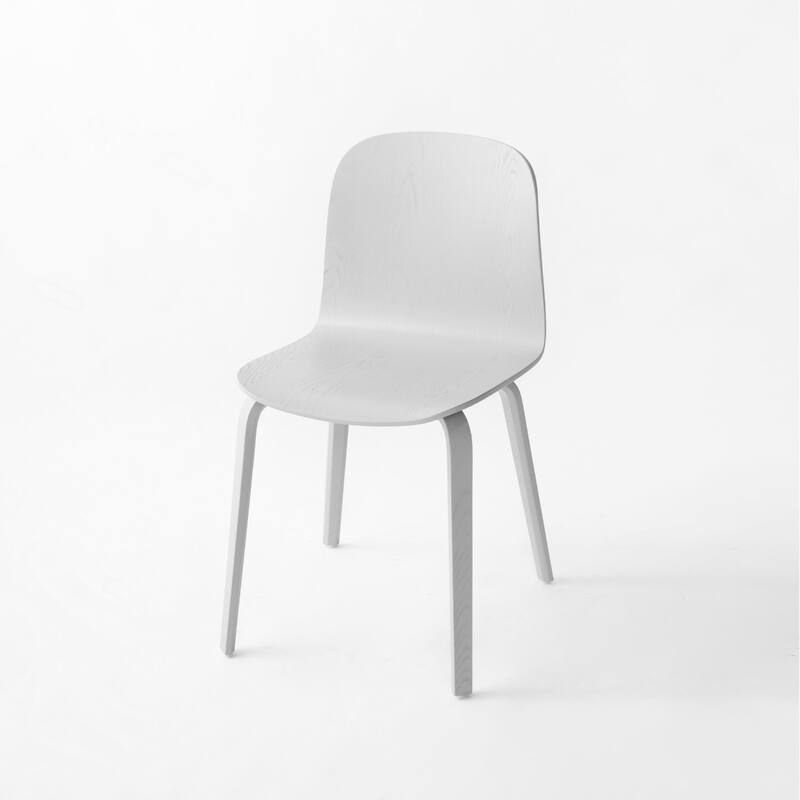 (Set of 2) ELSA Modern Wood Dining Side Chairs