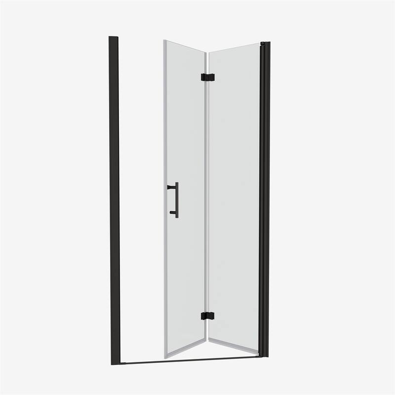 Adjustment Universal Pivot Glass Shower Door with 1/4" Tempered Glass