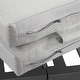 preview thumbnail 15 of 62, Benton Modern Aluminum Lounge Outdoor Double Chaise with Cushion - N/A