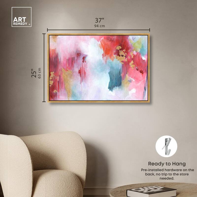 Rolling in Love Canvas by Art Remedy
