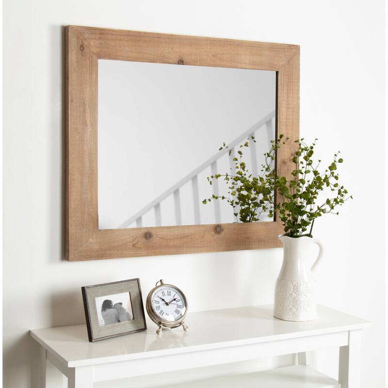 Kate and Laurel Garvey Wood Framed Wall Mirror