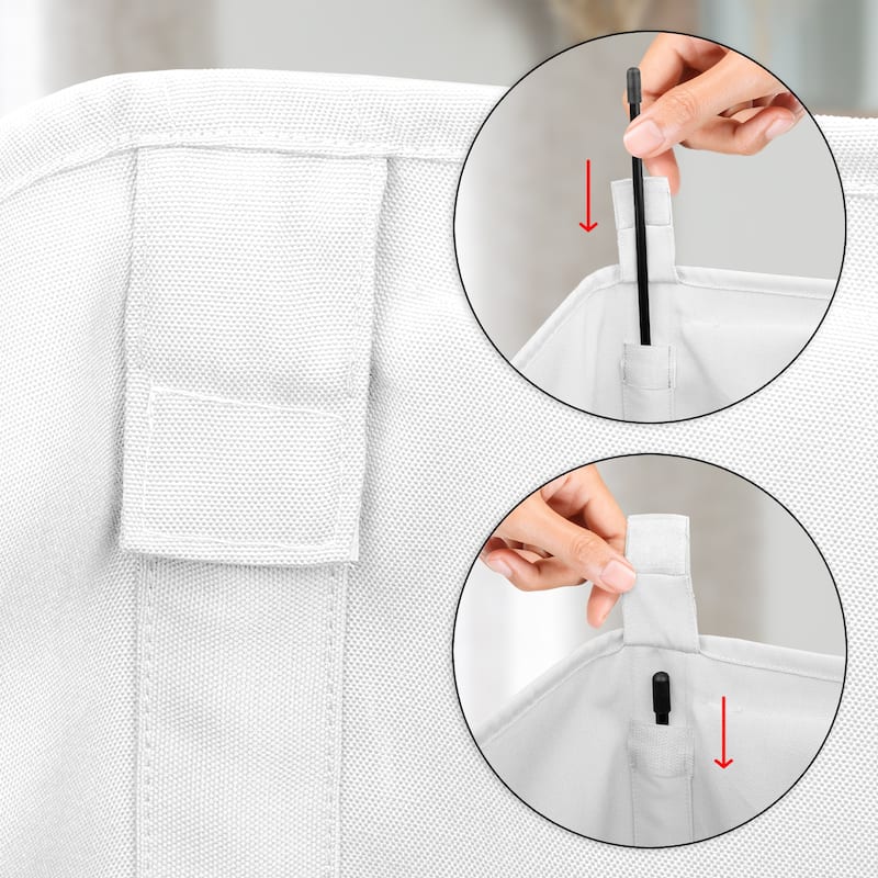 Sweet Jojo Designs Moon & Star Boy, Girl, Unisex/Gender Neutral Foldable Laundry Hamper with Handles - Watercolor, Celestial Sky