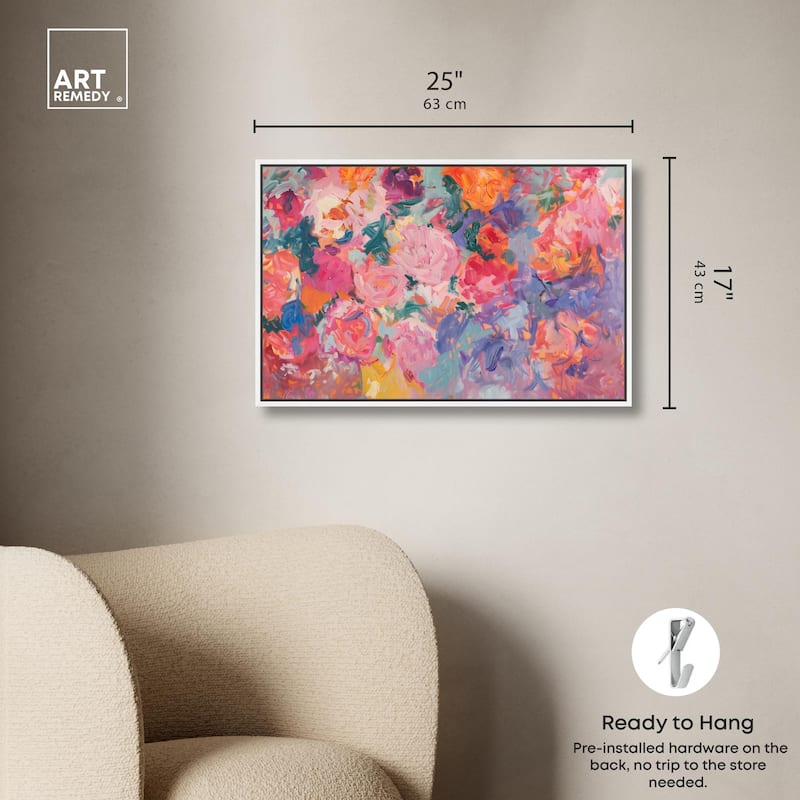 Kaleidoscope of Color Canvas by Art Remedy