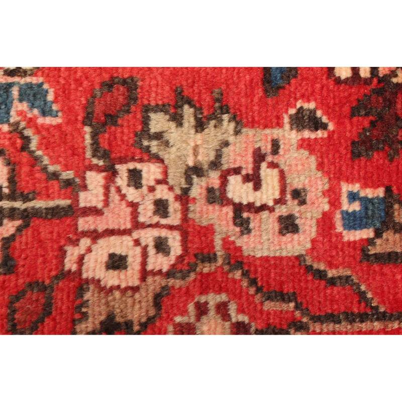 ECARPETGALLERY Hand-knotted Andelz Red Wool Rug - 2'8 x 10'4