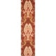 preview thumbnail 28 of 29, SAFAVIEH Hand-hooked Chelsea Stormy Country Oriental Wool Rug 2'6" x 10' Runner - Rust/Multi - Runner