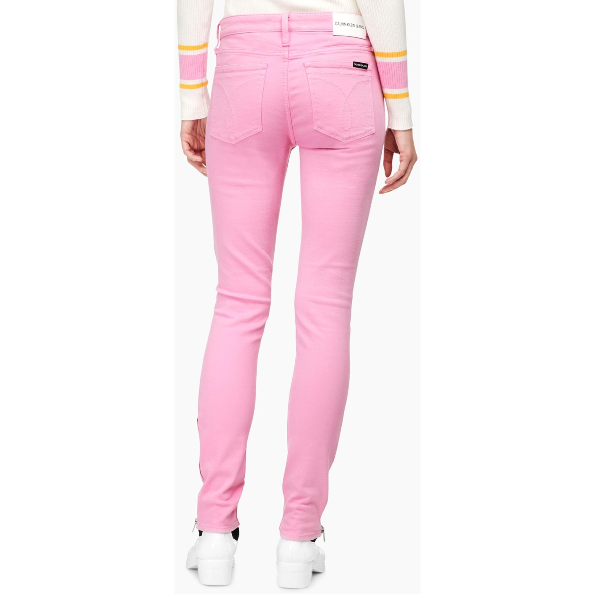 long colored skinny jeans