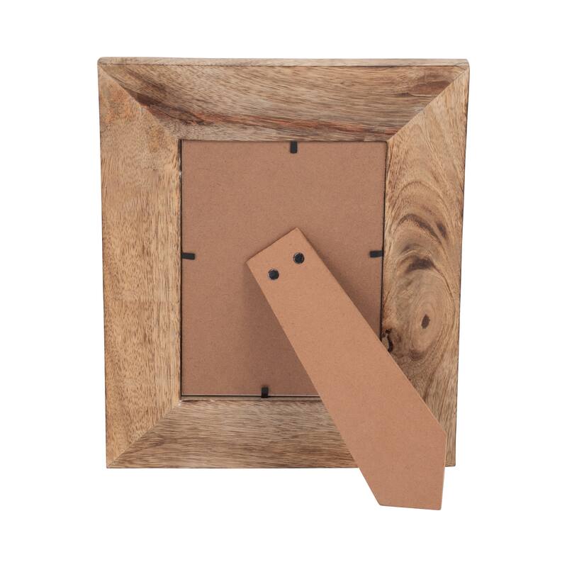 Sagebrook Home Natural Wood Vines Neutral Rectangle Photo Frame