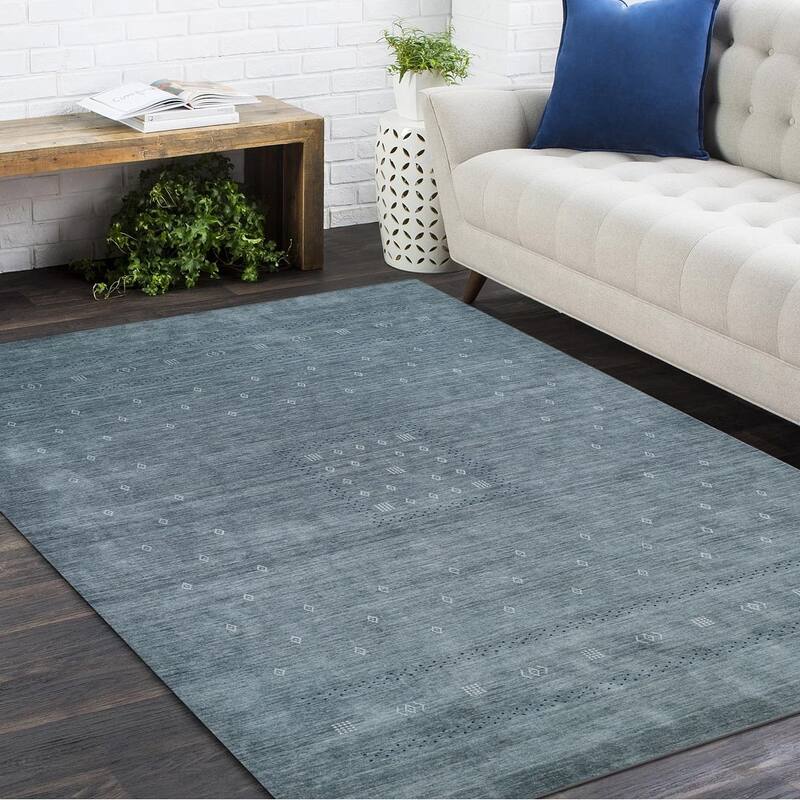 Overton Simi One-of-a-Kind Handmade Area Rug - 8' x 10' - Slate
