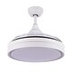 preview thumbnail 39 of 44, 36" Modern Retractable Ceiling Fan with Led Light, 6-Speed Reversible Ceiling Fan with Remote - 36