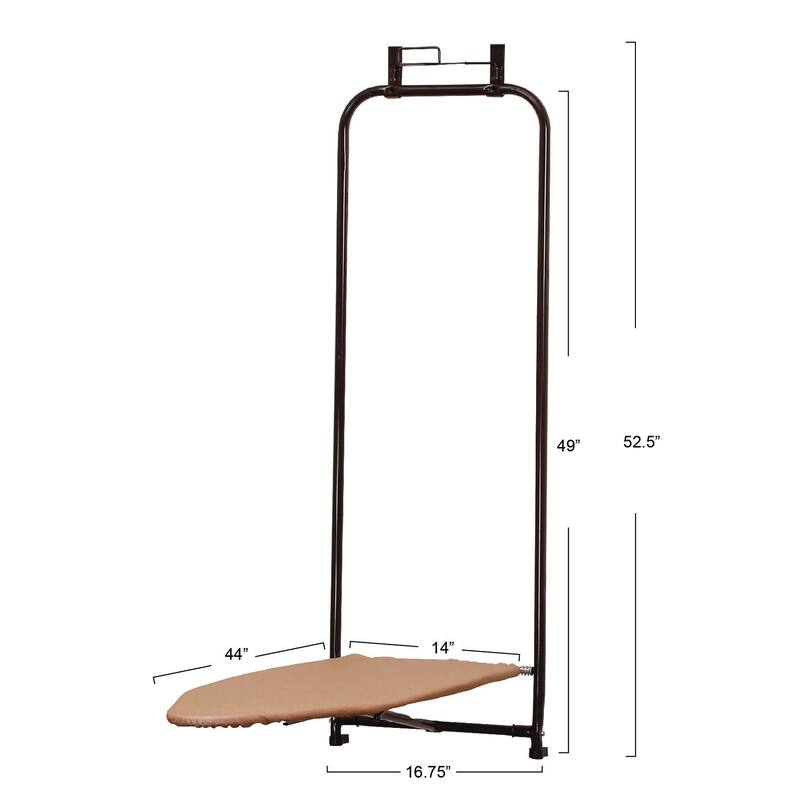 Household Essentials Over-The-Door Steeltop Ironing Board