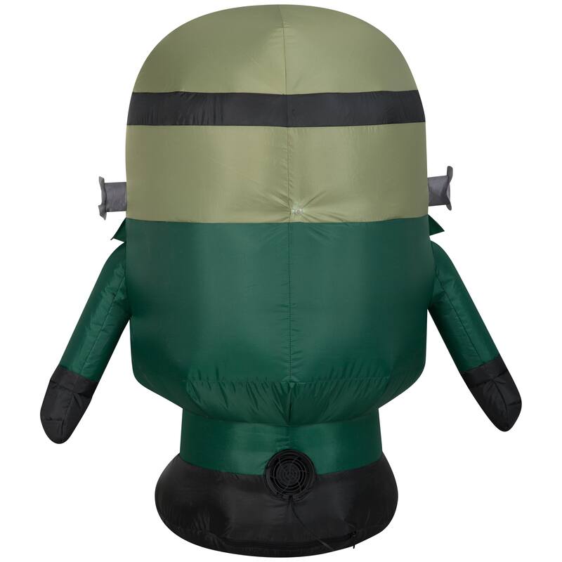 Gemmy Airblown Monster Minion FrankenBob Universal, 3 ft Tall, Multi