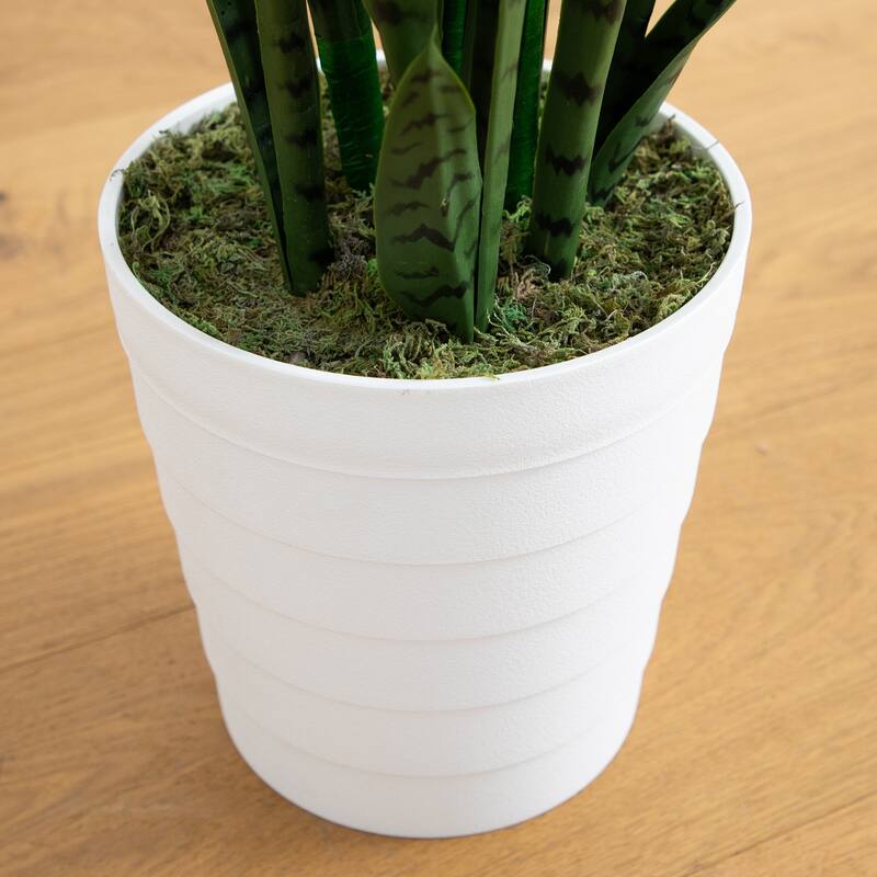 Sansevieria Artificial Potted Plant - 5' - Green