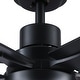 preview thumbnail 6 of 69, YUHAO Kaleido 52 in. Indoor Matte Black 3-Colors Integrated LED 6-Speeds Ceiling Fans with Dual-Finish Blades and Remote Control